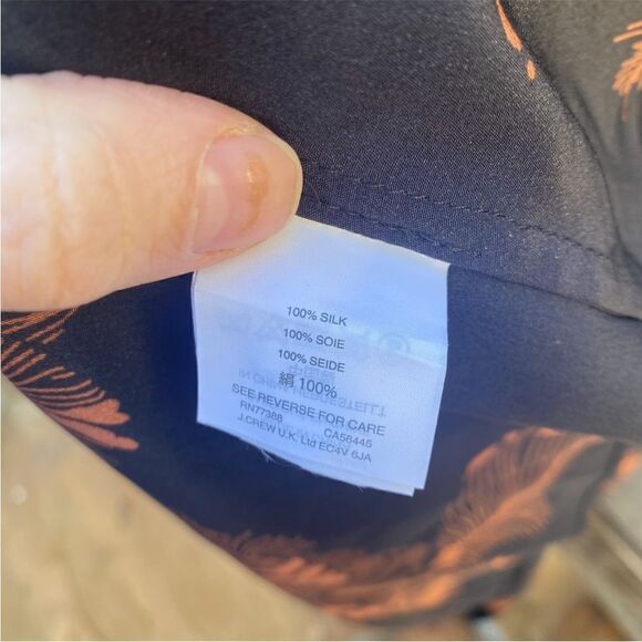 Madewell x No.6 Silk Keyhole Halter Dress with Pockets in Etched Floral size 4 - Picture 12 of 12